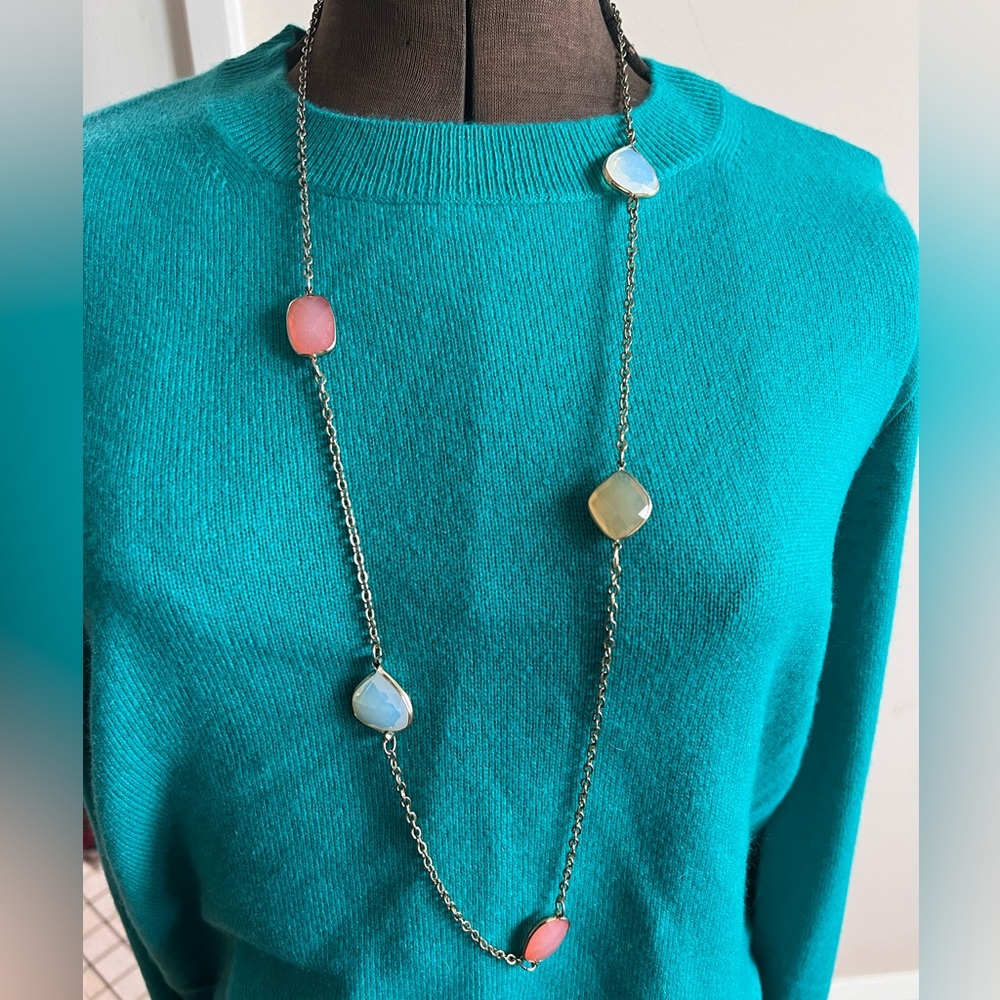 Long Statement Necklace from The Limited